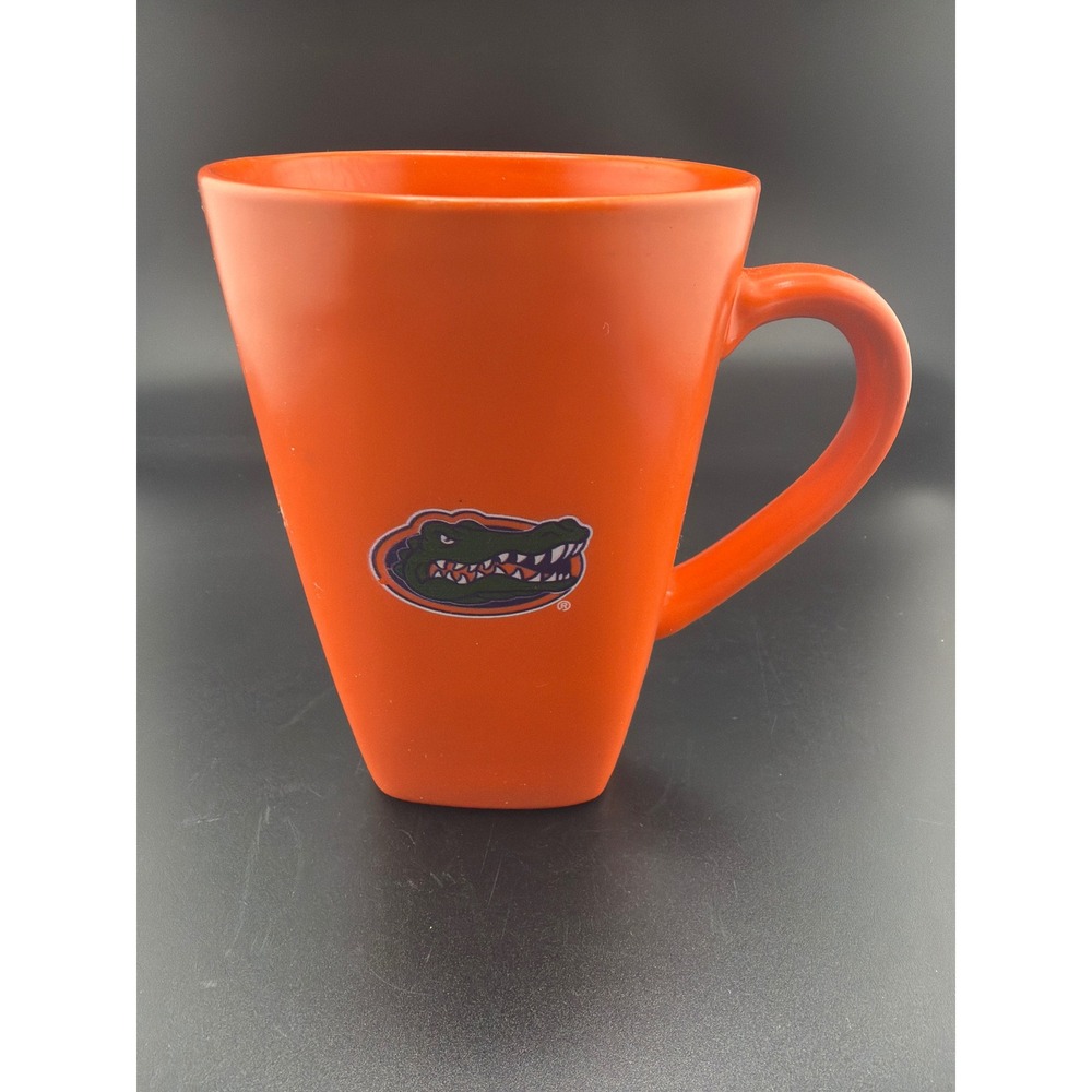 Florida Gators Coffee Mug Orange Matte Tapered Ceramic‎ NCAA Florida University